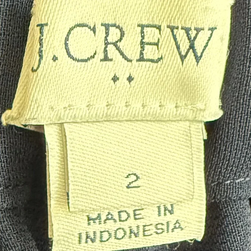 J. Crew Navy Blue Drapey Pull On‎ Pant Size 2